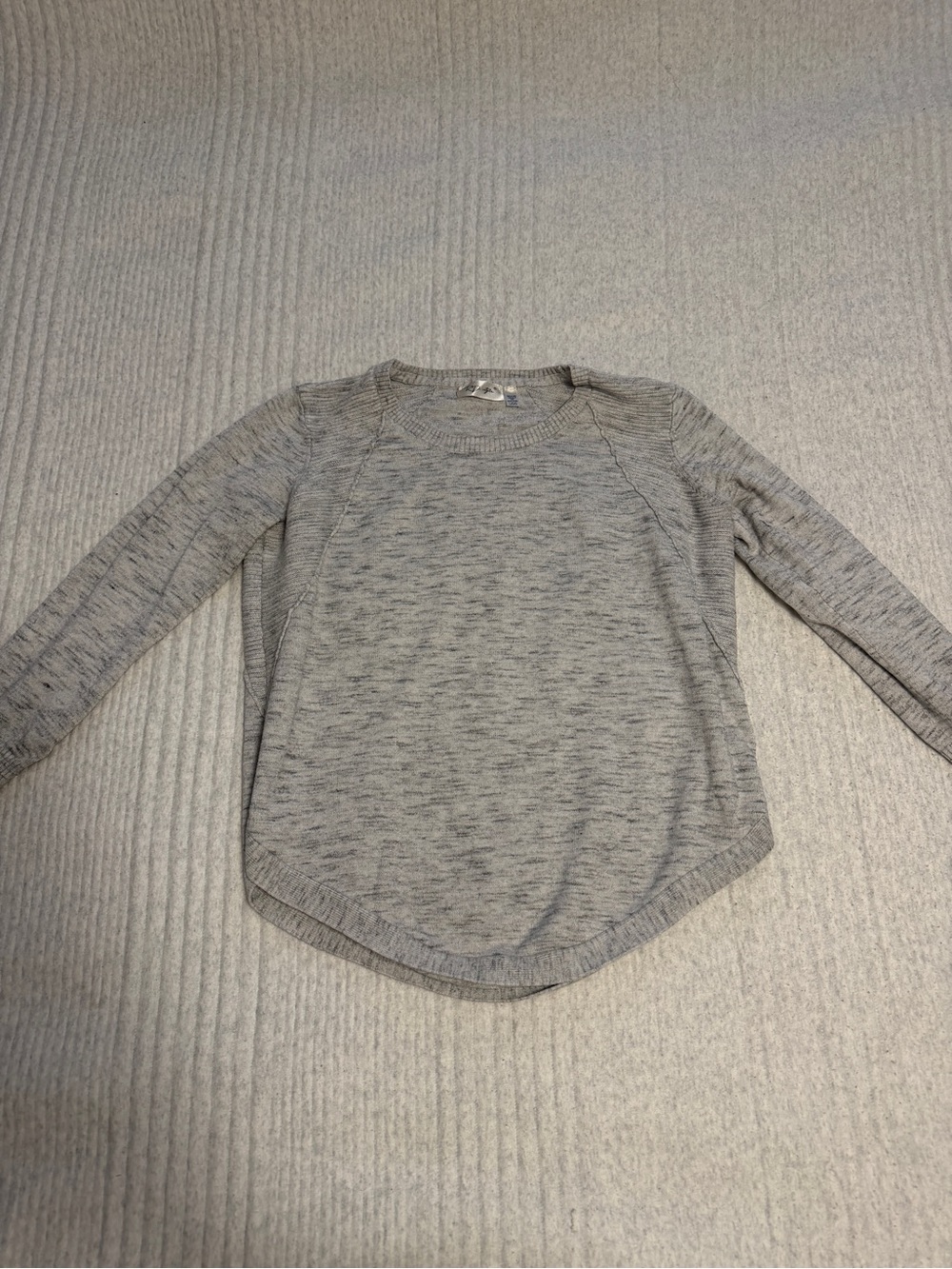 Gray Long-Sleeve Knit Top - RD Style